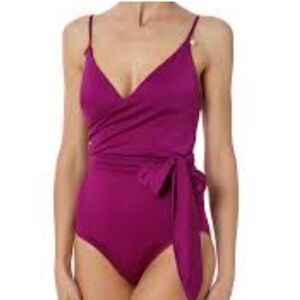 NWT Stella McCartney Fuschia Chic Feminine Quiet Luxury Swimsuit Size XS